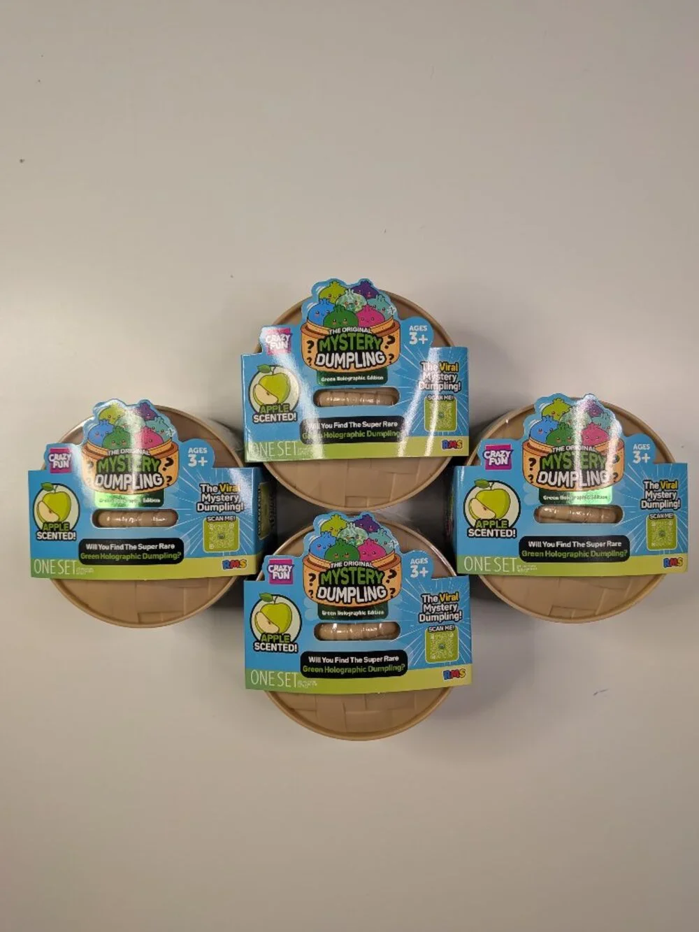 RMS Original Mystery Dumpling Green Holographic Apple Scented NEW Sealed
